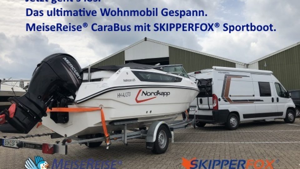 MeiseReise® Wohnmobil mit Sportboot