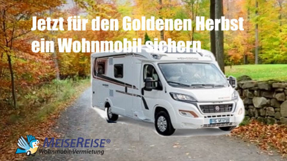 MeiseReise® Wohnmobil mieten Goldener Herbst