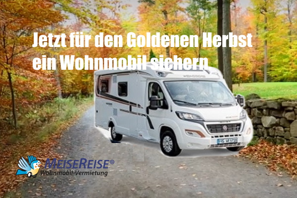 MeiseReise® Wohnmobil mieten Goldener Herbst