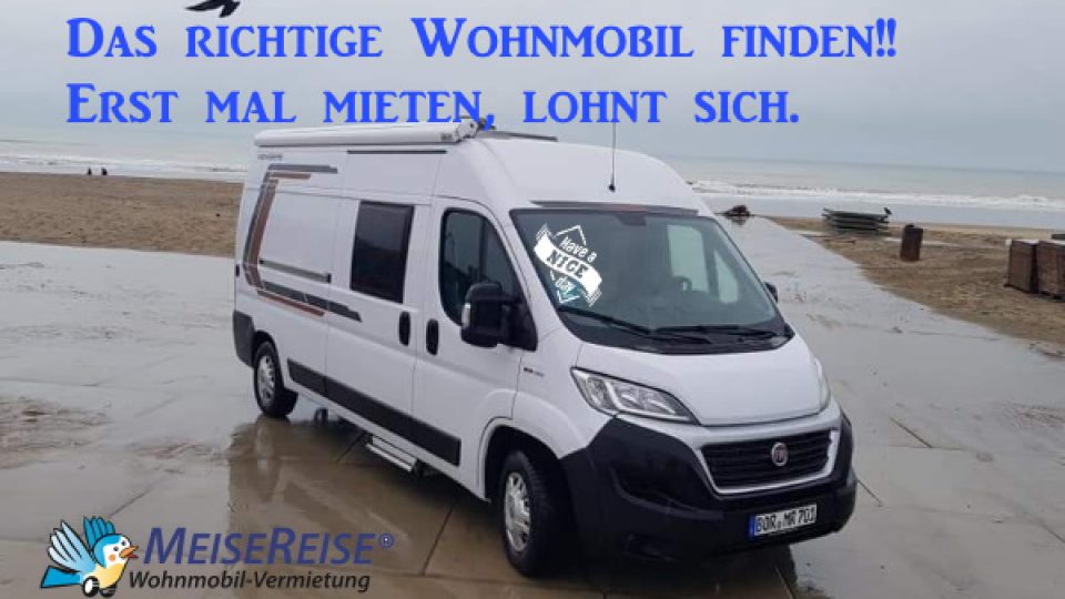 MeiseReise® Wohnmobil mieten Auswahl