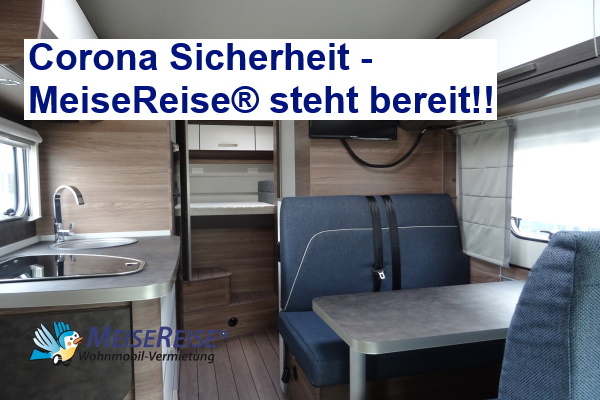 MeiseReise® Corona sicher Wohnmobil